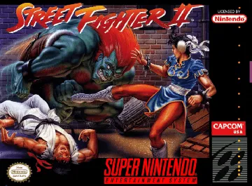 Street Fighter II (USA) box cover front